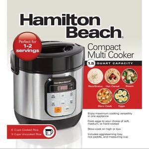 NEW Hamilton Beach 1.5Qt Multicooker